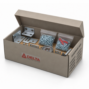 Delta PanelDor Hardware Box Kit