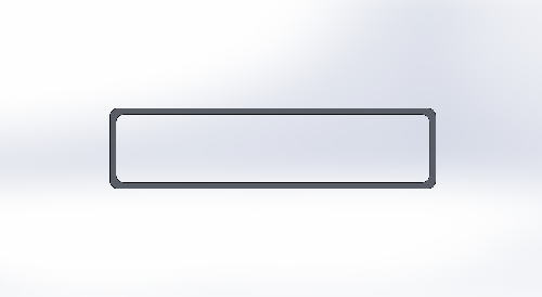 Aluminium 65x16 Radius Edge