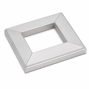 50mm Post Cover Plate - Mill Finish
